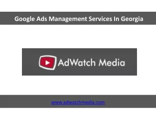 Google Ads Management Services In Georgia