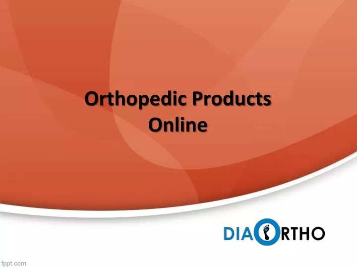 orthopedic products online