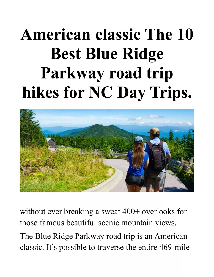 american classic the 10 best blue ridge parkway