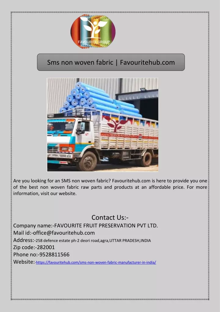 sms non woven fabric favouritehub com