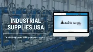 Industrial Supplies USA | Leading Industrial Equipment Supplier
