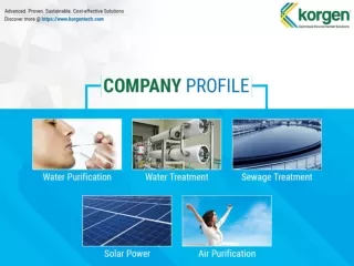 KORGEN Tech Systems - Company Profile