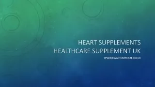 Heart Supplements | Healthcare Supplement UK - kwaiheartcare.co.uk