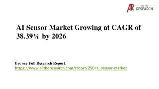ai sensor market growing at cagr of 38 39 by 2026