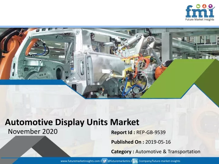 automotive display units market