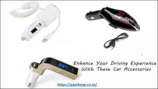 Enhance Your Driving Experience With These Car Accessories
