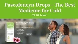 Pascoleucyn Drops – The Best Medicine for Cold