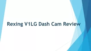 Rexing V1LG Dash Cam