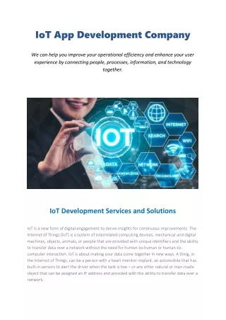 iot app development company