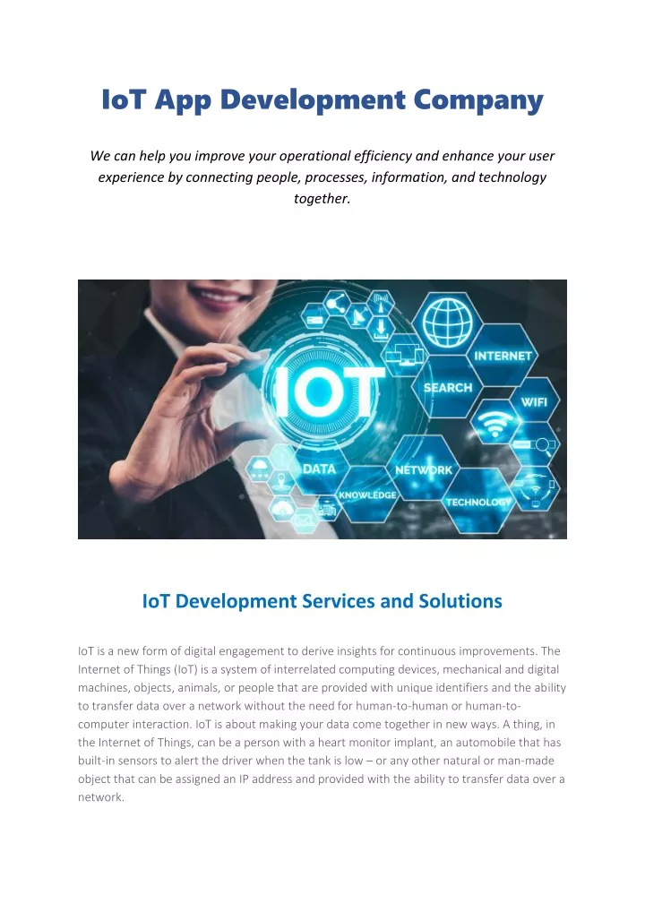 iot app development company