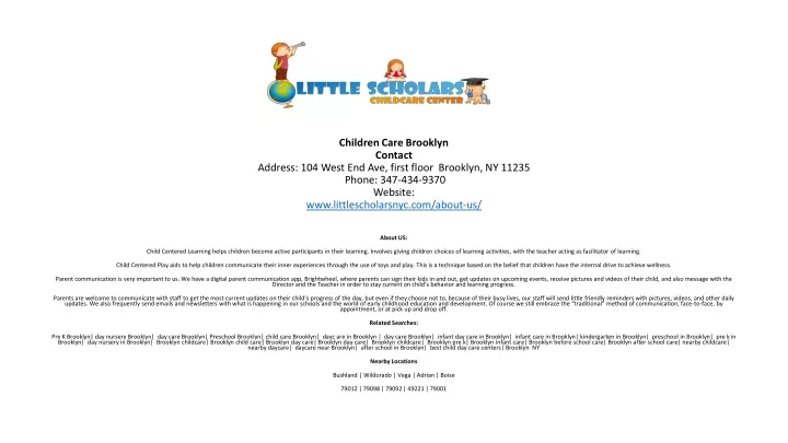 children care brooklyn contact address 104 west