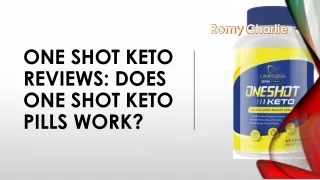 How to take One Shot Keto?