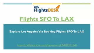 flights sfo to lax