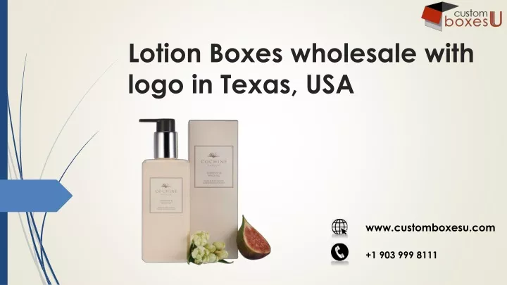 lotion boxes wholesale with logo in texas usa