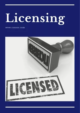 licensing