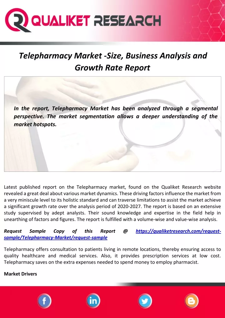 telepharmacy market size business analysis