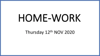 home work