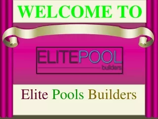 Fiberglass Pools Installation Canada | Elite Pools Builders