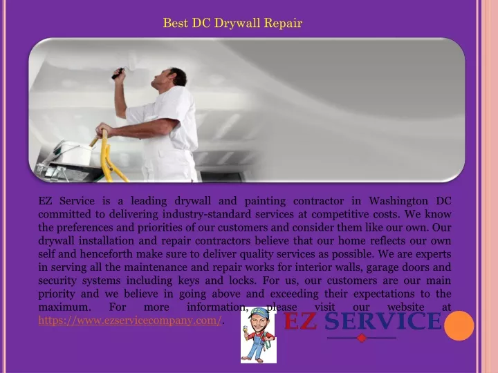best dc drywall repair