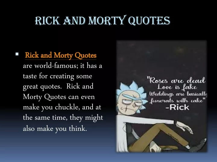 rick and morty quotes