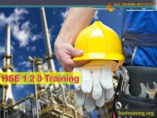 HSE 1 2 3 Training