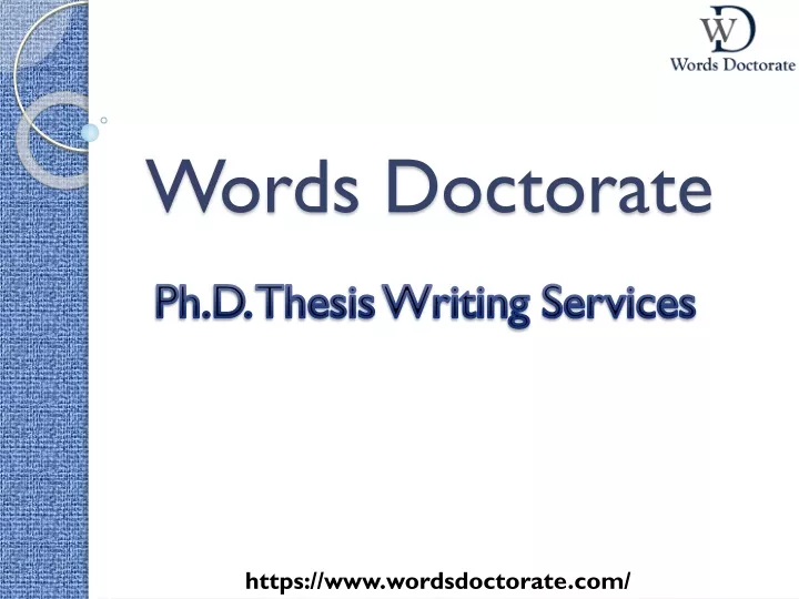 words doctorate