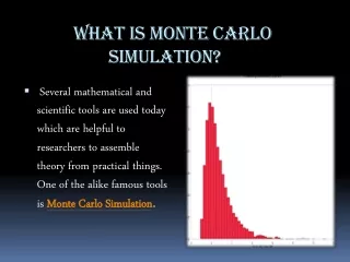 Monte carlo simulation