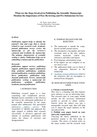 what are the steps involved in publishing