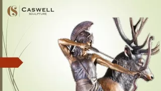 Bronze Sculpture US | Caswell Sculpture Oregon | Athena & The Stag