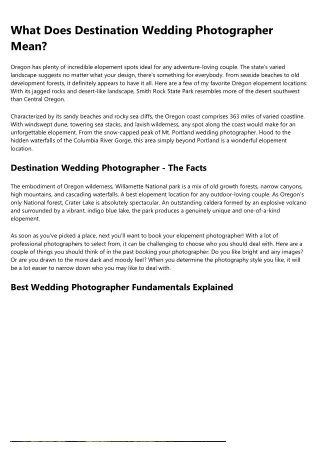 The Most Influential People in the wedding photographer Industry