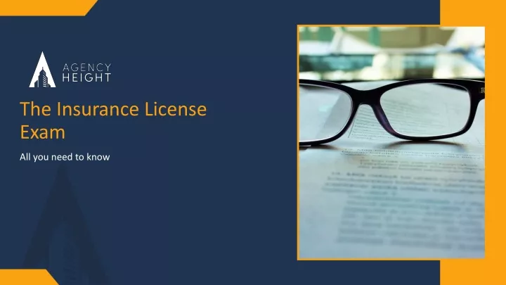 the insurance license exam