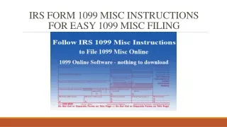 irs form 1099 misc instructions for easy 1099 misc filing