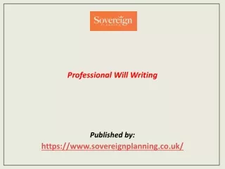 Professional Will Writing