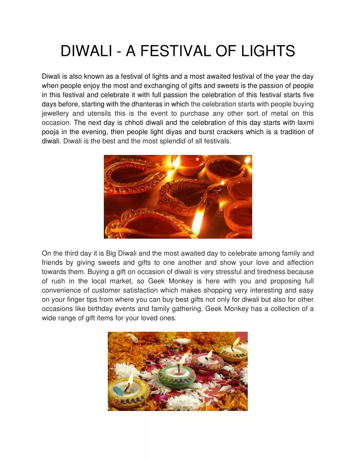 diwali a festival of lights