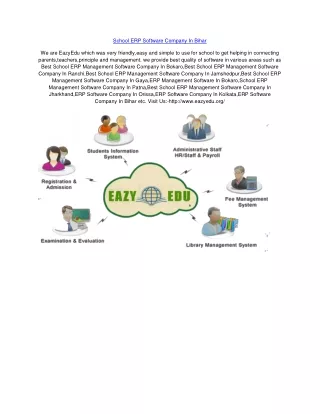 School ERP Software Company In Bihar