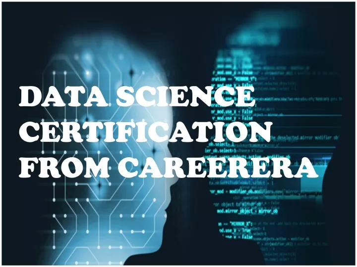 data science certification from careerera