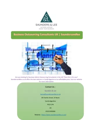Business Outsourcing Consultants UK | Saundersandlee