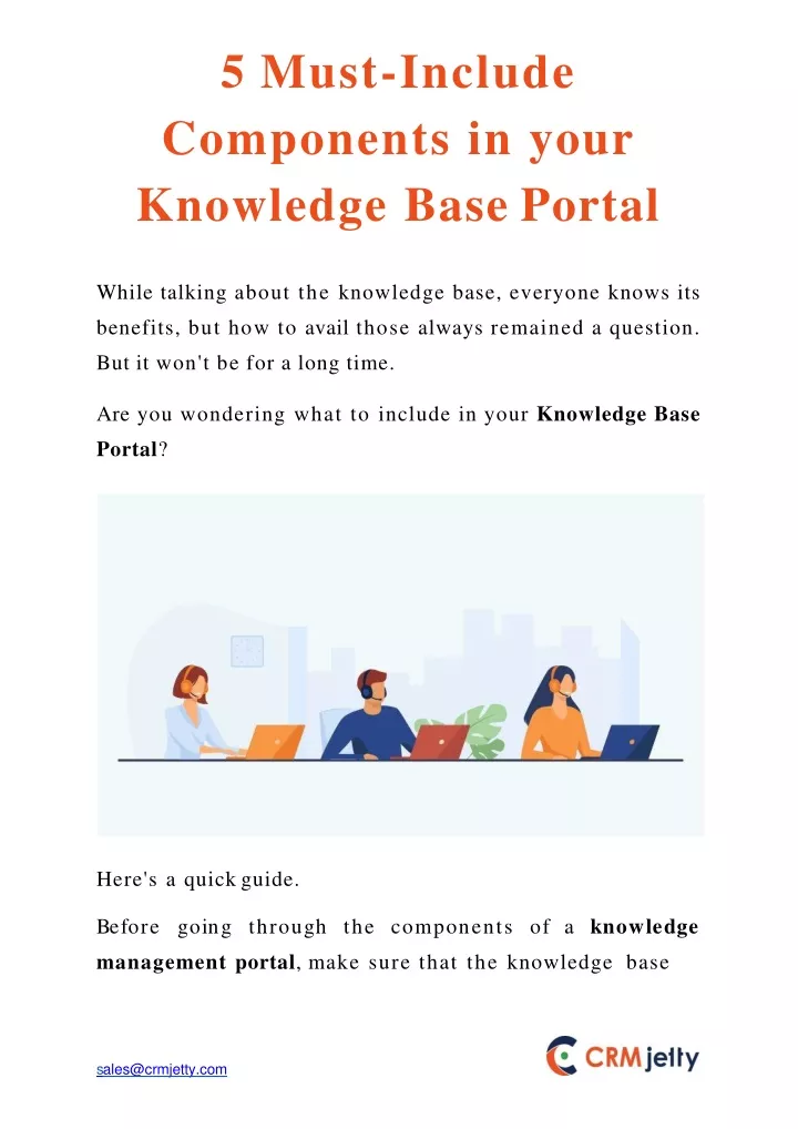 5 must include components in your knowledge base portal