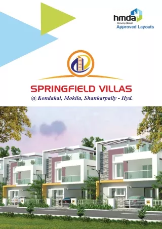 Villas for sale in Hyderabad by harshith Infra & developers