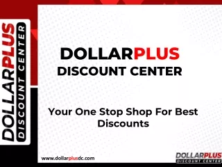 Best Discounted Deals by DollarPlus Discount Center