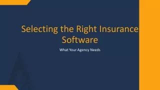 How to Select the Right Insurance Software Online 
