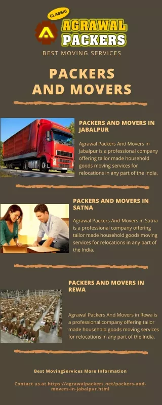 Agrawal Packers And Movers Offers Best Moving Services