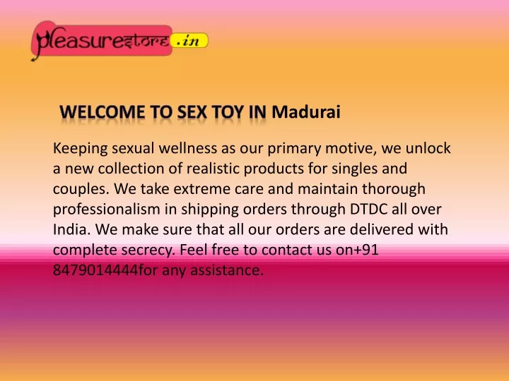 w elcome t o sex toy in madurai