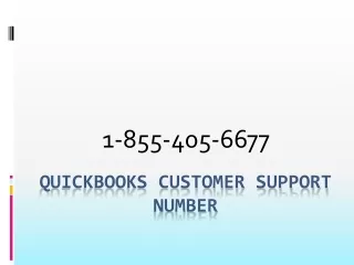 Quickbooks Customer Support Number 1-855-405-6677
