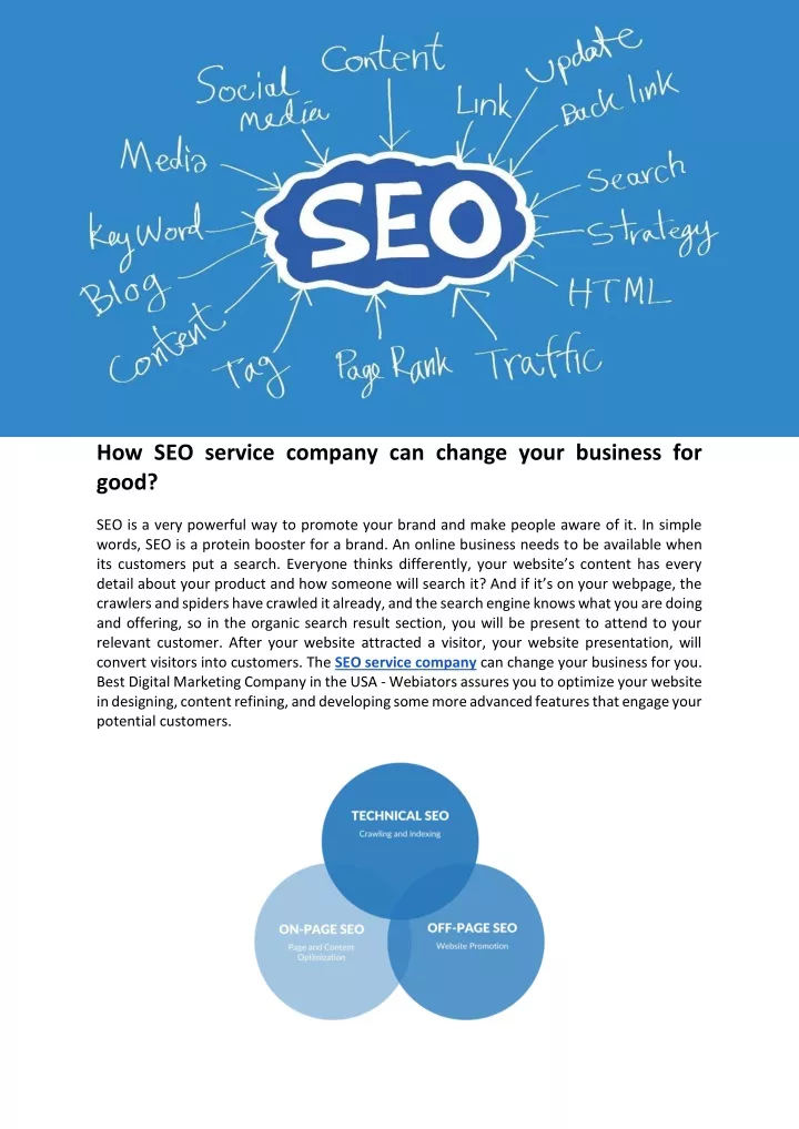 how seo service company can change your business