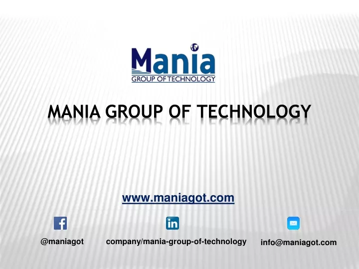mania group of technology