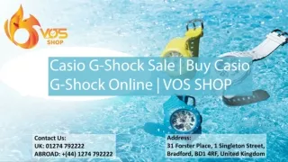 Casio G Shock Sale