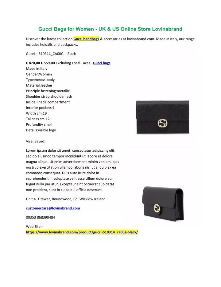 gucci bags for women uk us online store