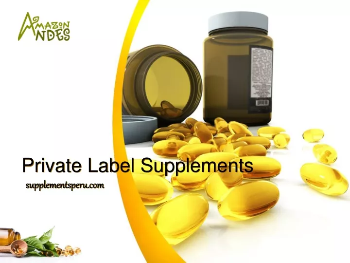 private label supplements