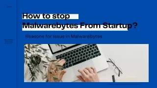 How to stop Malwarebytes From Startup?